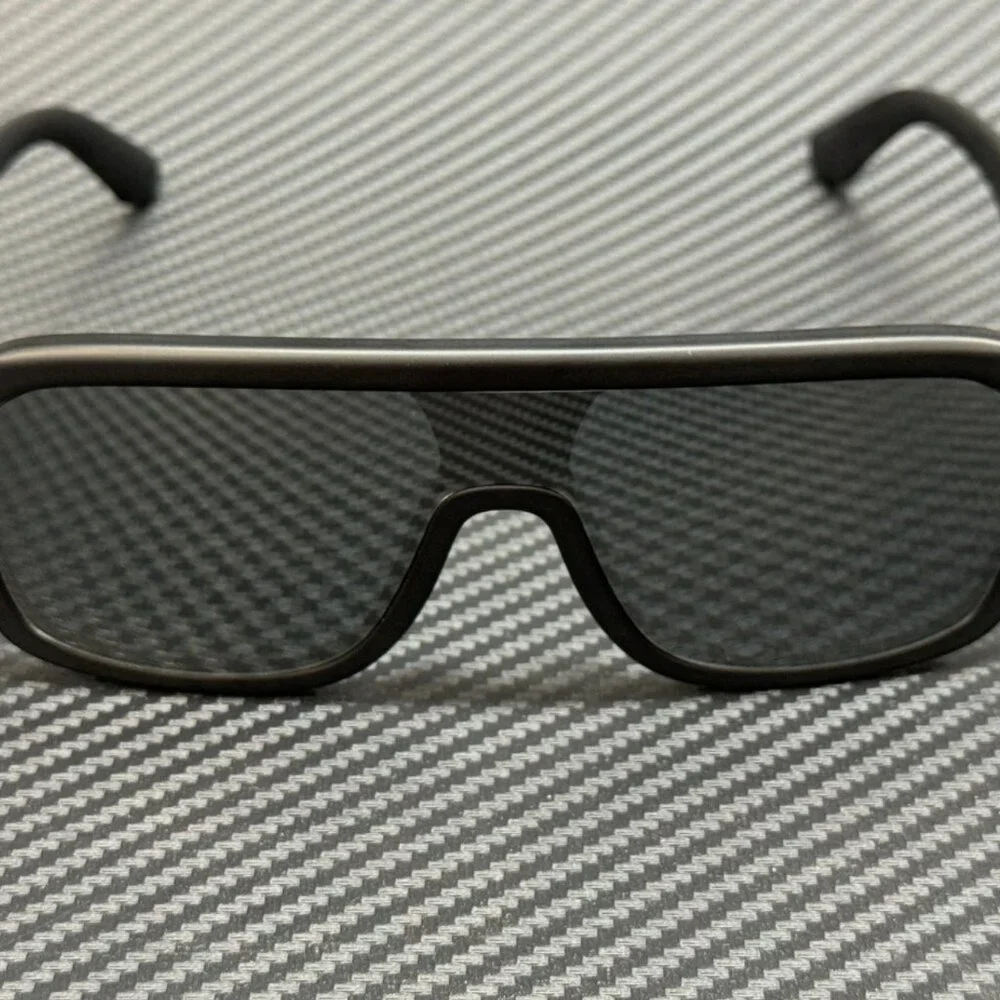 DOLCE & GABBANA Matte Black Mirror Grey Men's 65 mm Sunglasses